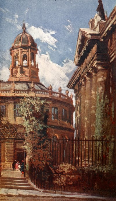 Het Sheldonian Theater en Oude Clarendon Gebouwen, 1903 door John Fulleylove